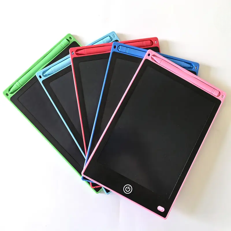 LCD Panel Colour Writing Tablet – 8.5", 10" & 12" – Reusable Digital Drawing & Note-Taking Pad. A modern, eco-friendly digital writing pad designed for kids, students, and professionals.