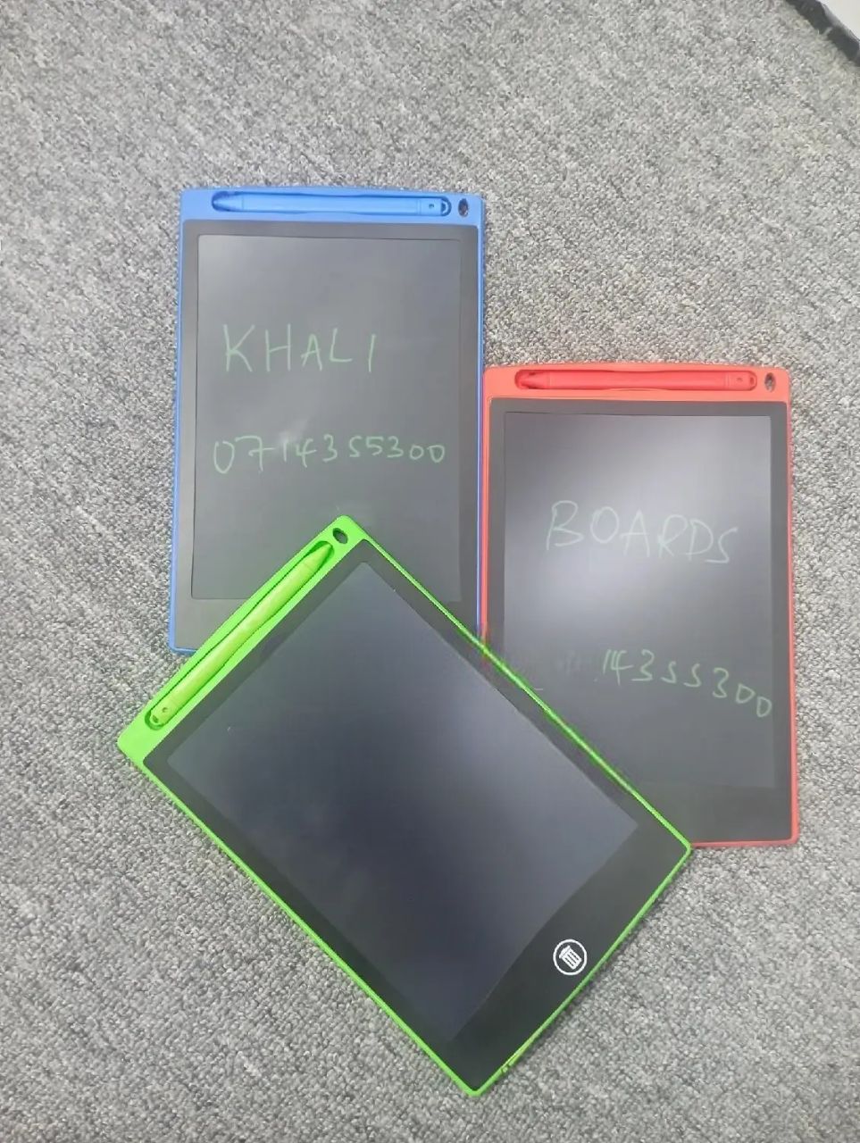 LCD Panel Colour Writing Tablet – 8.5", 10" & 12" – Reusable Digital Drawing & Note-Taking Pad. A modern, eco-friendly digital writing pad designed for kids, students, and professionals.