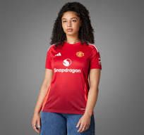 Ladies Manchester United 24/25 Home Jersey Women's Clothing Tops T-Shirts
