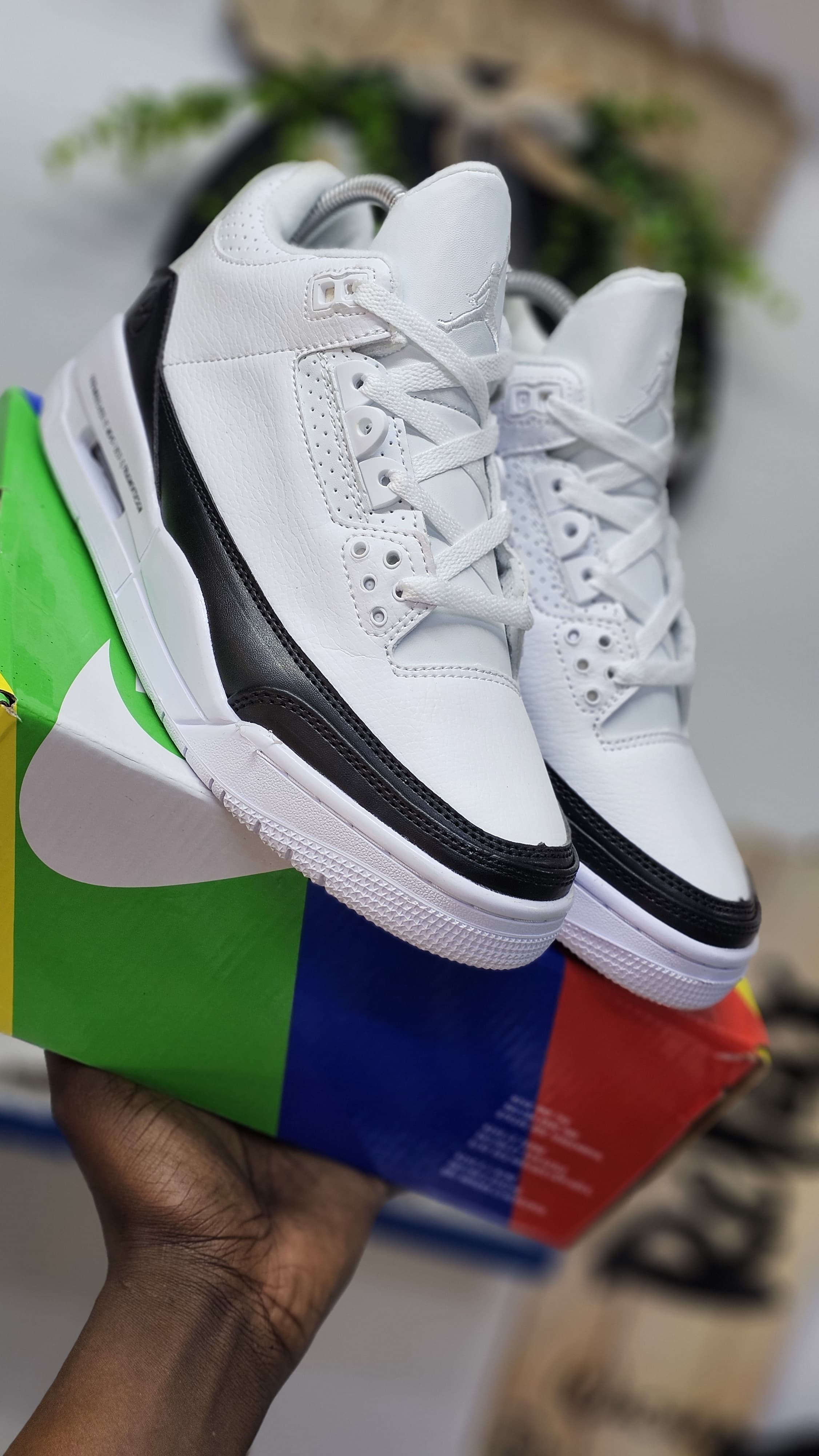 OFFER All black and white J3 Unisex sizes Men's Shoes Sneakers