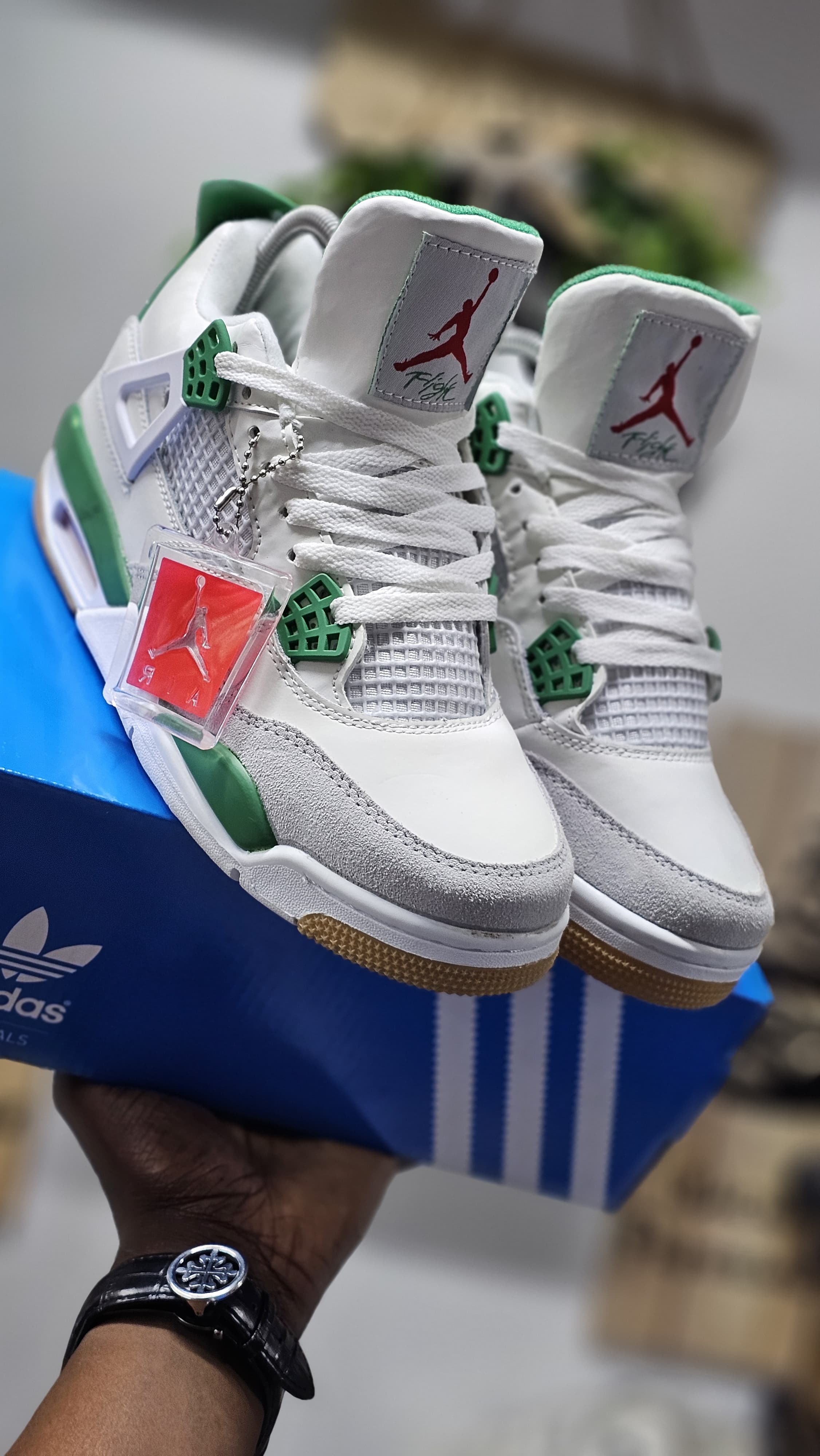 Offer Jordan 4 Pine Green Men's Shoes Sneakers