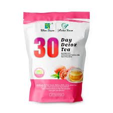 30 day Detox Slimming Tea Peach flavour  Boost metabolism Detox deep fat burner tea bag Weight Loss
