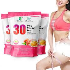 30 day Detox Slimming Tea Peach flavour  Boost metabolism Detox deep fat burner tea bag Weight Loss