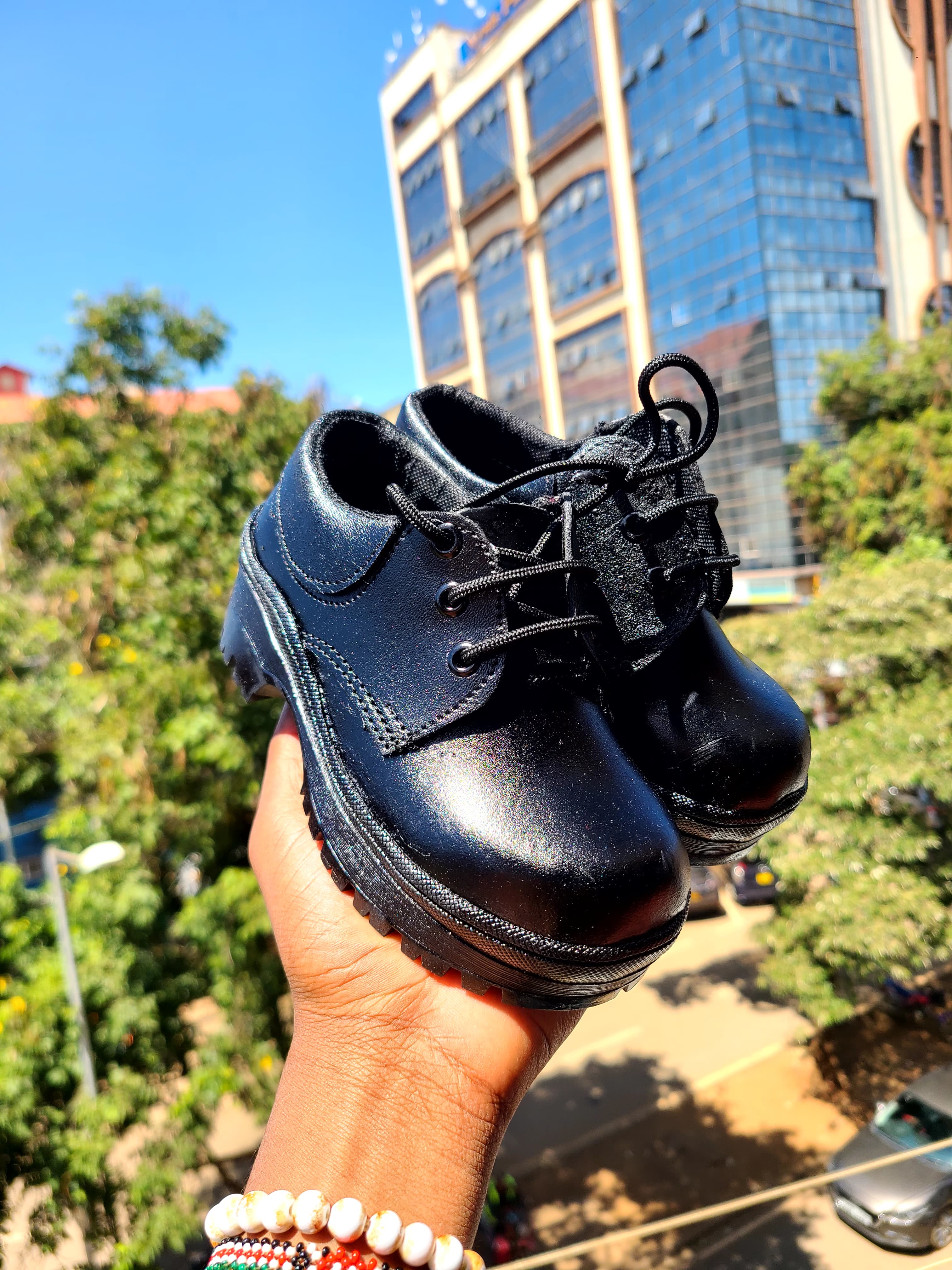Tough sole BACK TO SCHOOL UNISEX DESCENT FOOTWEAR Girls and Boys' Shoes  Oxfords