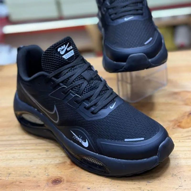 Classy AirMax Zoom Winflow White and Black Men's Shoes Sneakers