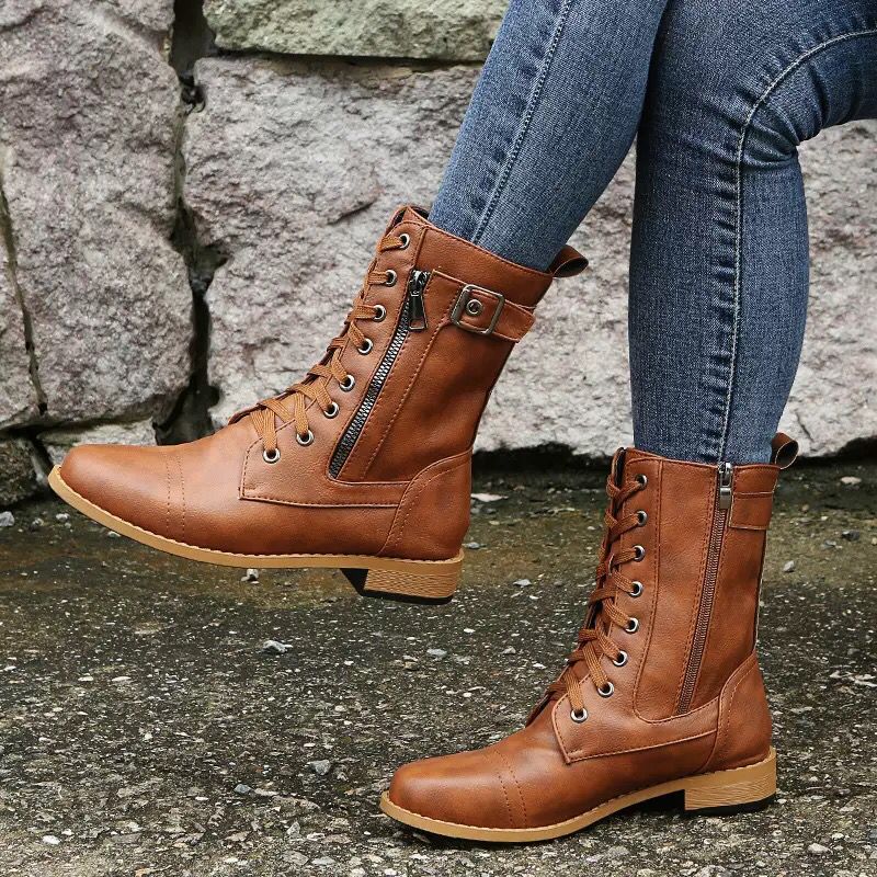 Promotion !!! New LADIES Walker boots Size 37-42 Boots Mid-Calf