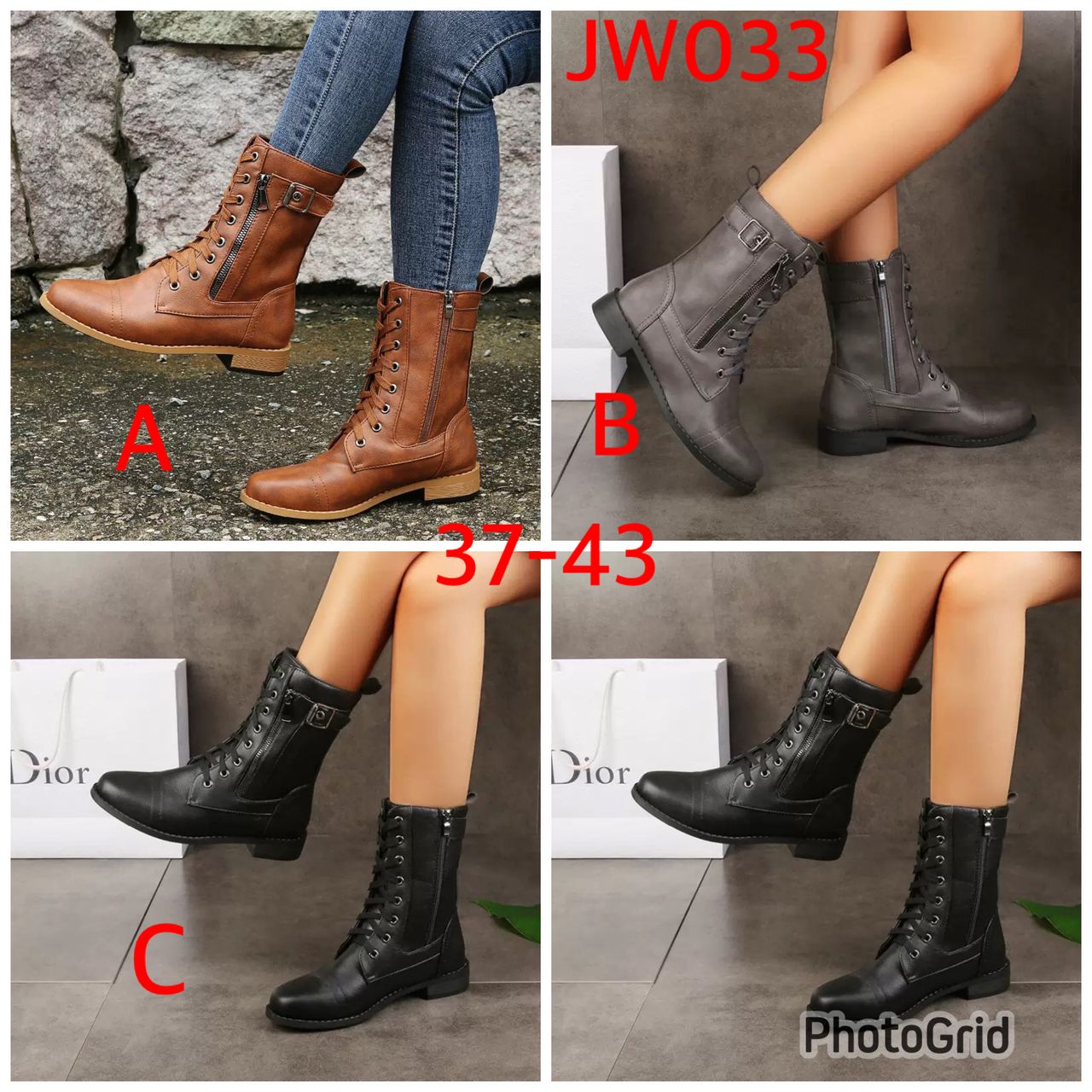 Promotion !!! New LADIES Walker boots Size 37-42 Boots Mid-Calf