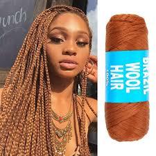 BRAZILLIAN WOOL YARN 100% ACRYLIC 70g For Braiding Hair Braid