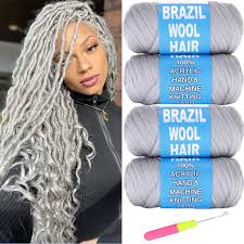 BRAZILLIAN WOOL YARN 100% ACRYLIC 70g For Braiding Hair Braid