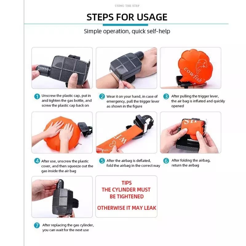 Anti-drowning bracelet With increased cases of kids drowning and adult too, this is a perfect life saving gadget, any household must have for each family member