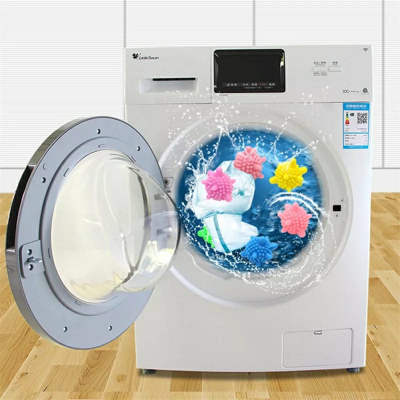 Reusable Magic Laundry Balls - 10pcs- For Household Cleaning Washing Ball Machine Clothes Softener Starfish Shape Solid Cleaning Balls