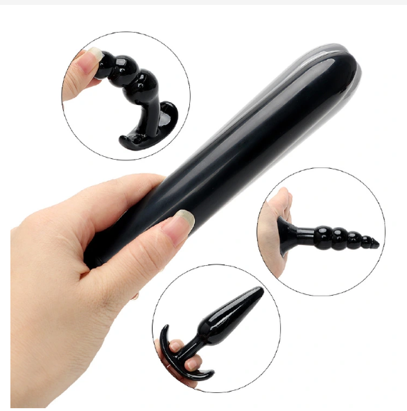 3/8 Pieces Large BÜTT PlÜG Luxury Anal Dildo slim tapered head & variant shaft sex toys - image 4