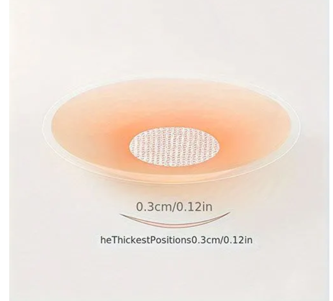 Reusable Silicone Nipple Cover for Women Bra Sticker Breast Petal Strapless Bra Invisible Boob Pads Chest Pasties Intimates Comfortable Lingerie & Underwear Accessories For Everyday Wear