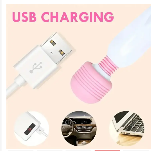 Powerful Personal Massager for Women: Rechargeable AV Stick Vibrator with 360° Rotating Functionality Powerful Personal Massager for Women: Rechargeable AV Stick Vibrator with 360° Rotating Functional - image 4