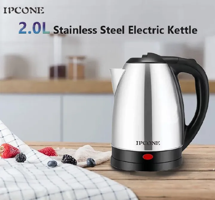 IPCONE 2L 1500W 2L Energy Efficient Electric Water Kettle Heater Jug Cordless Stainless Steel Electric Kettle 2l Kettle Kettle kitchen appliance small applicance kettle boiling water kettle household