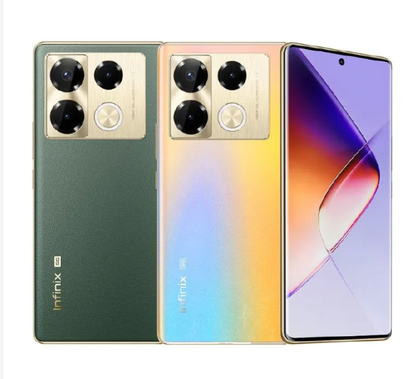 Refurbished Infinix Note 40 PRO plus + 5G 256GB+16GB (8+8)GB RAM 6.78" Amoled Screen Wireless Charge Support Dual sim 4600mAh Battery 100W Charging 108MP Camera Android 15 MediaTek Helio G99 Ultimate