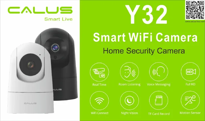 CALUS WIFI Y32 Smart Live camera. Home Security CCTV nanny Cam CALUS WIFI Y32 Smart Live camera. Home Security CCTV nanny Cam CALUS WIFI Y32 Smart Live camera. Home Security CCTV nanny Cam CALUS WIFI