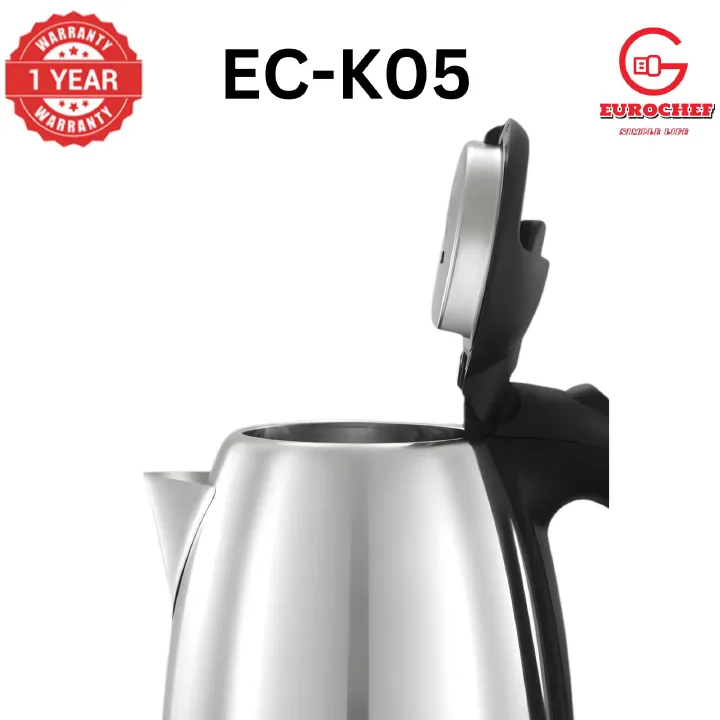 Eurochef EC-K05 2L stainless steel cordless Electric Kettle jug for boiling water home appliance Eurochef EC-K05 2L stainless steel cordless Electric Kettle jug for boiling water home appliance