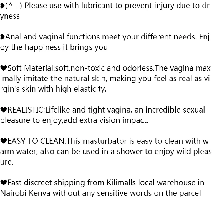 Pussy 1500g Anal sex + Vaginal sex big-breasted Male Masturbation Doll Sex Toys TPE Blowjob Adult Sex Products Soft True Skin Touch Pussy Realistic Masturbator Cup 3D Vagina Model: *xing li nai Pussy view 8