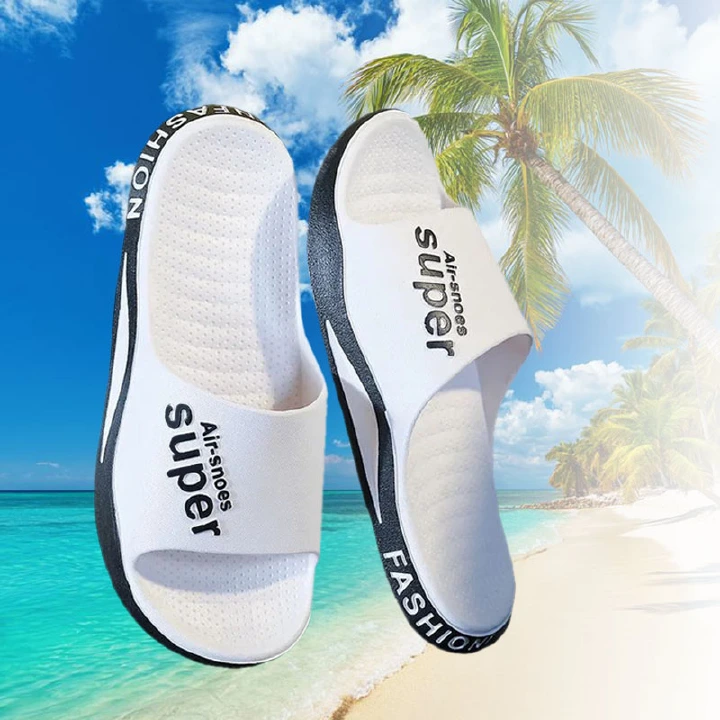Men’s Shoes Men Slippers Boys Outer Wear Home Non-Slip Thick-soled Indoor Slippers and Slippers Lightweight Outdoor Sports Unisex Breathable Anti-skid Dad Beach Walking Shoe Party Men’s Shoes Men Slip