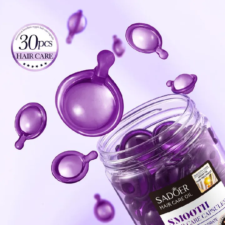 SADOER Moroccan Argan Oil Lavender Hair Conditioner Capsules Haircut Capsules SADOER Moroccan Argan Oil Lavender Hair Conditioner Capsules Haircut Capsules SADOER Moroccan Argan Oil Lavender Hair Cond