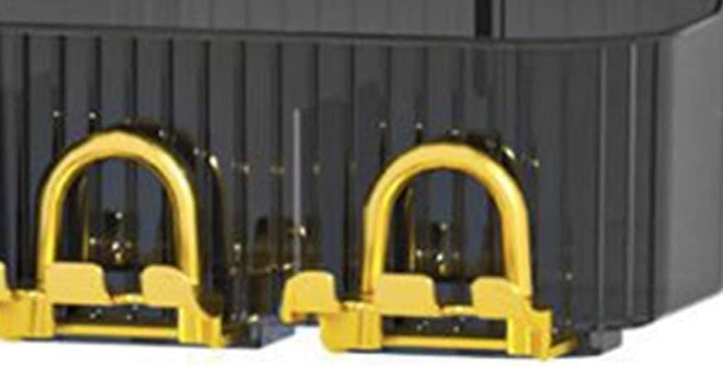 Classy Acrylic Integrated inverted toothbrush holder, toothpaste dispenser, 3 cups bathroom organizer