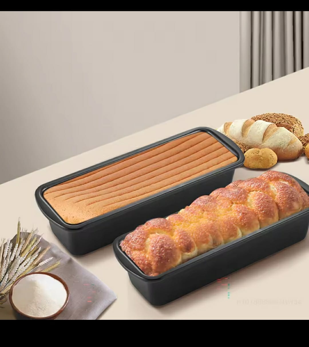 Classy 10 inch Non Stick rectangular bread baking tin