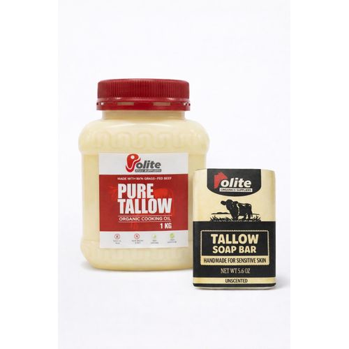 PURE BEEF TALLOW COOKING OIL + FREE TALLOW BAR SOAP
