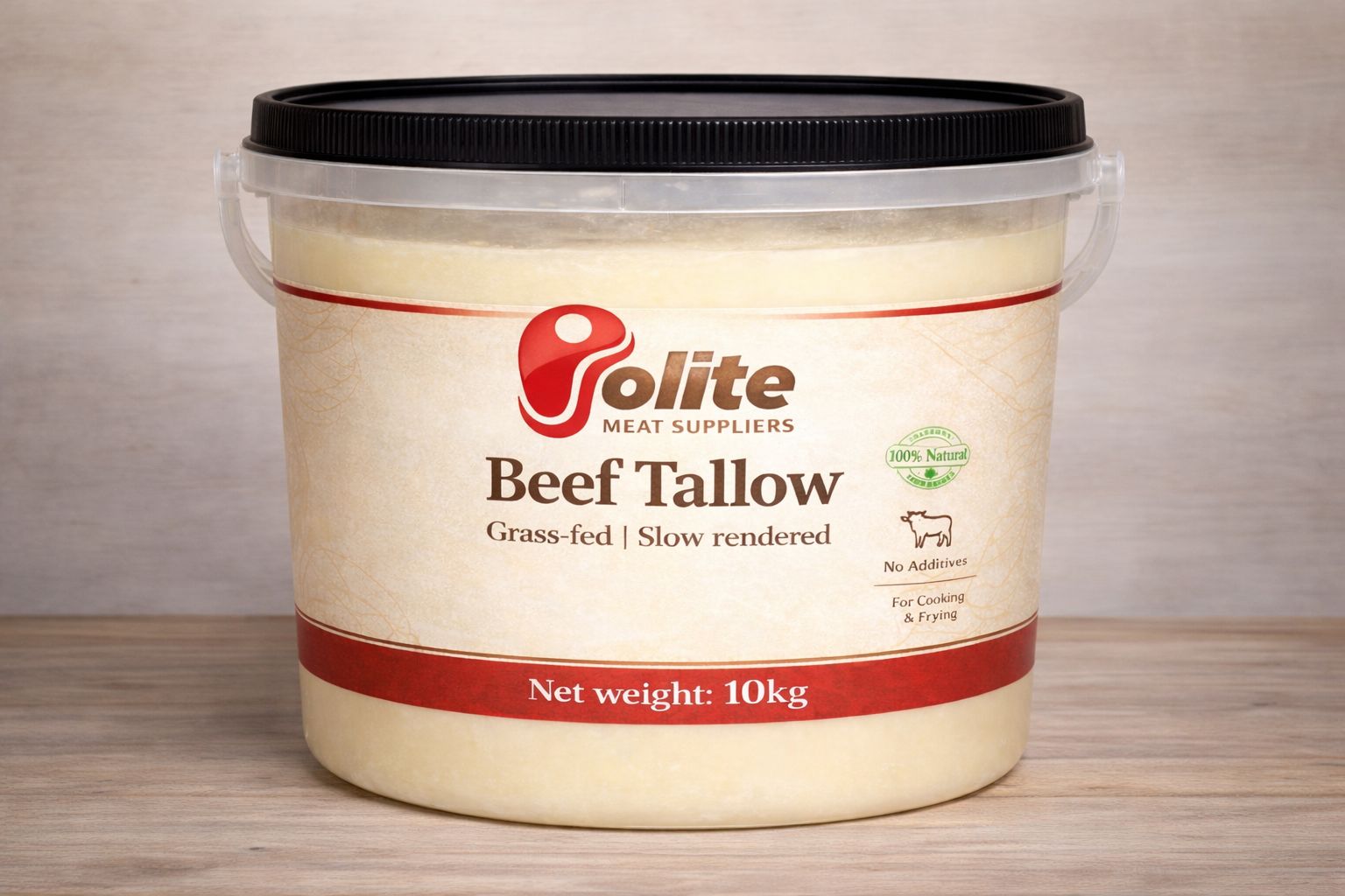 GRASS FED PURE BEEF TALLOW COOKING FAT BEST FOR FRYING AND SKIN CARE 10KG
