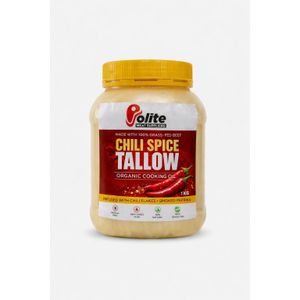 Chili Spice Beef Tallow – Grass-Fed, Infused Cooking Oil (1kg)