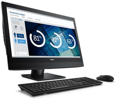 ( Plus free Mouse&Keyboard ) Refurbished Dell OptiPlex 7450 Intel Quad Core i5 7th Gen 8GB Ram 256GB SSD 23.8" FHD All in One Desktop  Refurbished Desktops Monitor Computer