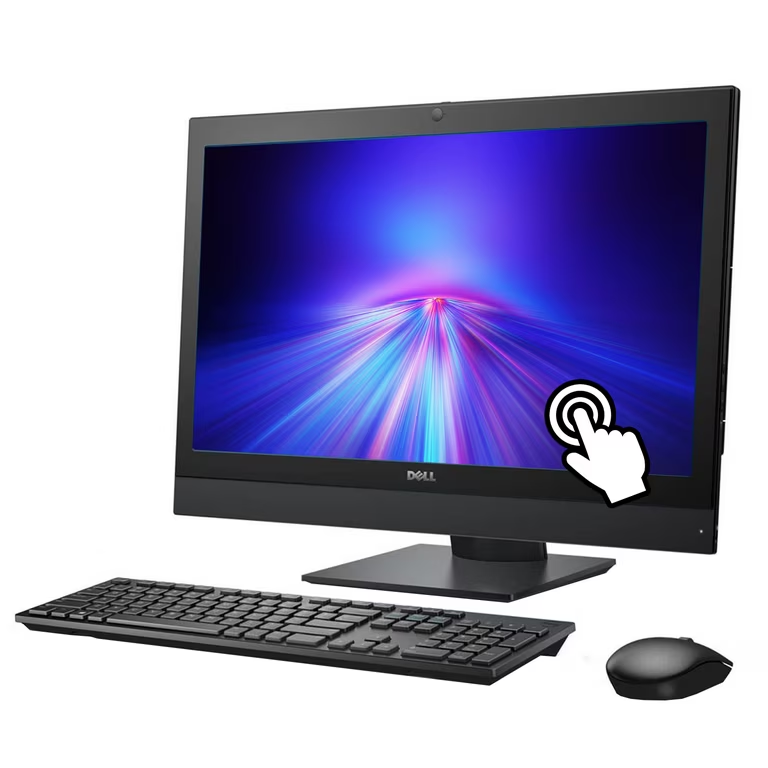 ( Plus free Mouse&Keyboard ) Refurbished Dell OptiPlex 7450 Intel Quad Core i5 7th Gen 8GB Ram 256GB SSD 23.8" FHD All in One Desktop  Refurbished Desktops Monitor Computer