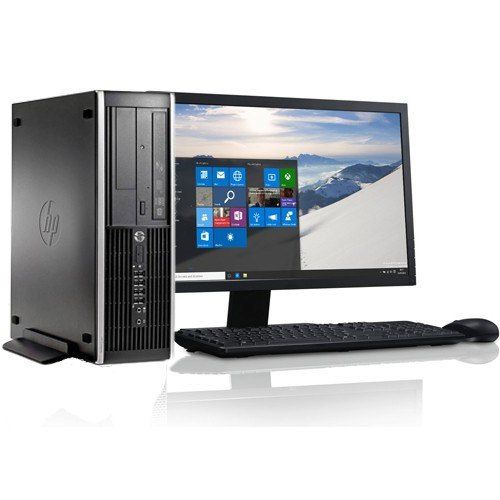 Full set Dell 19'' Monitor,key board + mouse Refurbished HP Compaq 8300 Elite (MFF) Intel Core i5 8GB Ram 500GB HDD Desktop PC Windows 10 Pro Refurbished Desktop Mini Pc Refurbished Computer