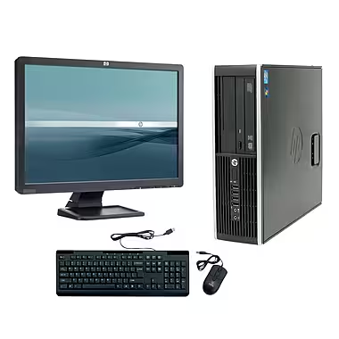 Full set Dell 19'' Monitor,key board + mouse Refurbished HP Compaq 8300 Elite (MFF) Intel Core i5 8GB Ram 500GB HDD Desktop PC Windows 10 Pro Refurbished Desktop Mini Pc Refurbished Computer