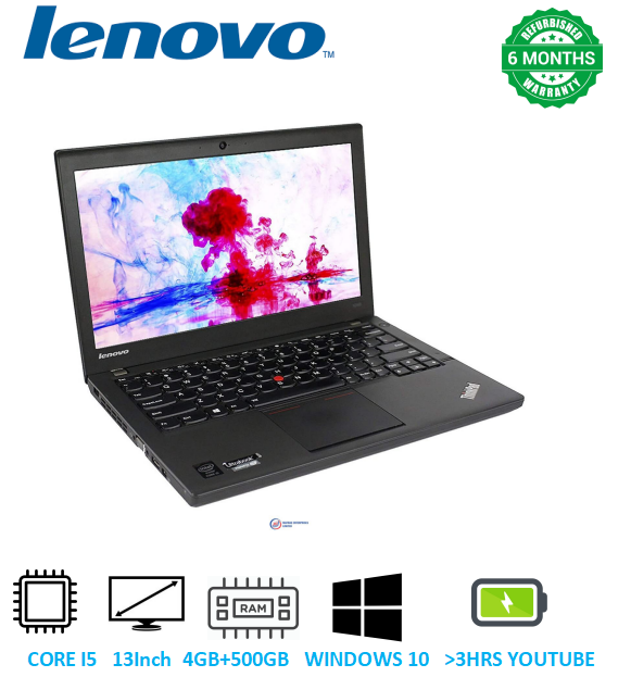 Refurbished Lenovo ThinkPad X250  Core i5 3th gen 4GB Ram  500GB HDD 12.5 inch HD Display Refurbished laptop Original computer notebook Stock Clearance Hot Offers