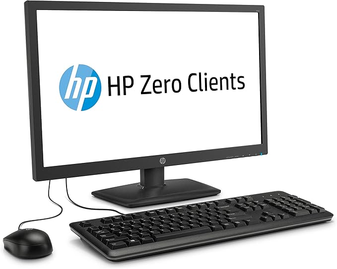 (with VGA port ) Refurbished HP t310 All-in-One Zero - thin clients 23'' INCH Edge to Edge Monitor (TERA2321, Flash, Black, DDR3-SDRAM, LED, 10/100/1000Base-T(X) Refurbished Monitor Computer