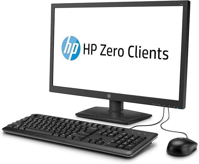 (with VGA port ) Refurbished HP t310 All-in-One Zero - thin clients 23'' INCH Edge to Edge Monitor (TERA2321, Flash, Black, DDR3-SDRAM, LED, 10/100/1000Base-T(X) Refurbished Monitor Computer