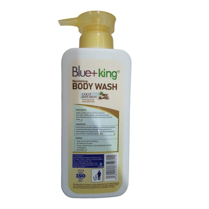 Blue King COCO INFUSION Nourishing Body Wash with Coconut oil and Cocoa Butter Scent
