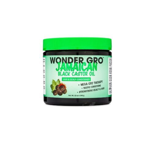 Wonder Gro JAMAICAN BLACK CASTOR OIL- 340g.