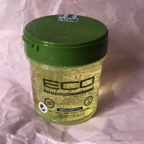 ECO STYLE Professional Styling Gel Olive Oil - All Hair Types - Repairs Conditions Defines Moisturizes Soothes Shines - Eco