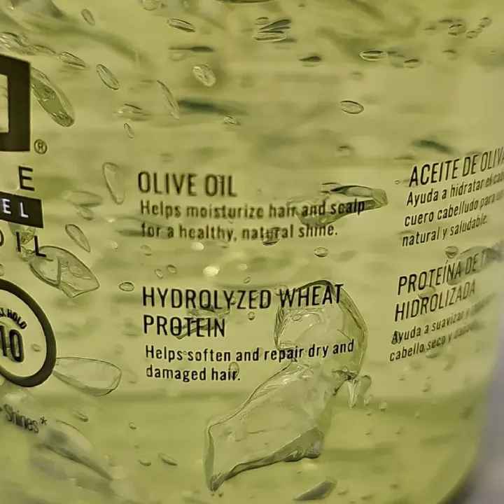 ECO STYLE Professional Styling Gel Olive Oil - All Hair Types - Repairs Conditions Defines Moisturizes Soothes Shines - Eco