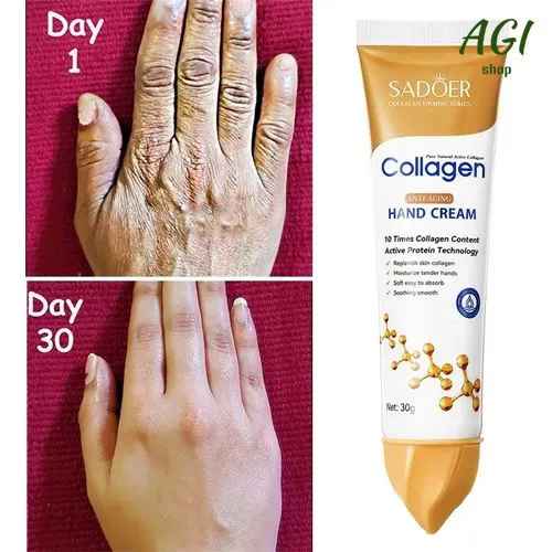 Collagen Anti-wrinkle Hand Cream Skin Soften Nourish Anti-drying Whitening Moisturizing African Skin Care Cracked Repair Products Hand Creams & Lotions