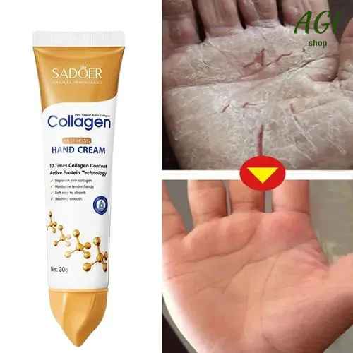 Collagen Anti-wrinkle Hand Cream Skin Soften Nourish Anti-drying Whitening Moisturizing African Skin Care Cracked Repair Products Hand Creams & Lotions