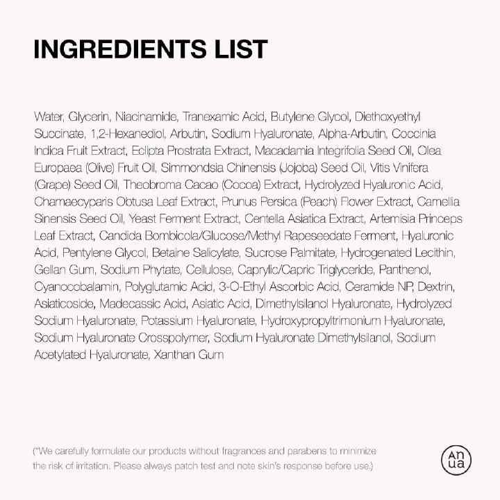 ANUA Niacinamide 10 + TXA 4 Serum, Hyaluronic Acid, Tranexamic acid, Vitamin B12, Facial Serum for Glass Skin, Clarifying, Radiant Complexion with Natural Color, Korean Skin Care