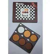 6-Color Face Powder & Foundation Palette – All-in-One Matte Finish Compact for Contouring, Highlighting & Full Coverage