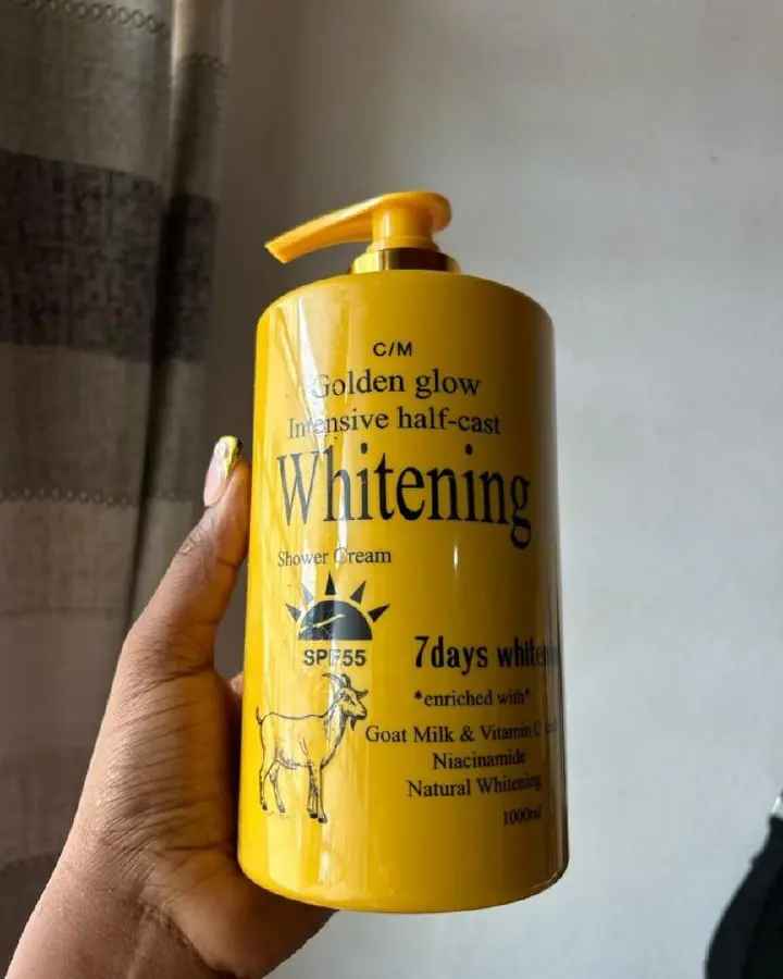 ORIGINAL!!Golden Glow Intensive Half Cast Shower Gel Whitening New