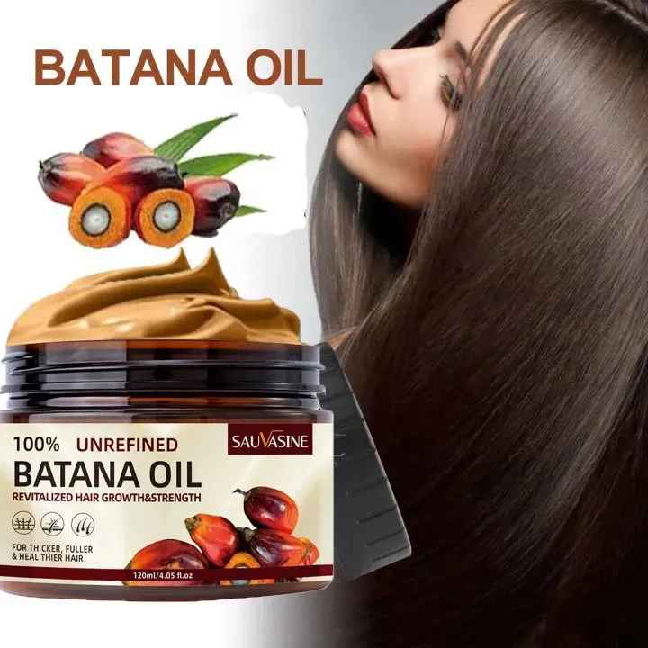 Organic Batana Oil for hair growth 100% Pure And Natural Batana Oil For Treating Hair Loss Anti-Breakage Hair Fast Hair Growth 100% Pure And Natural Batana Oil - SAUVASINE -