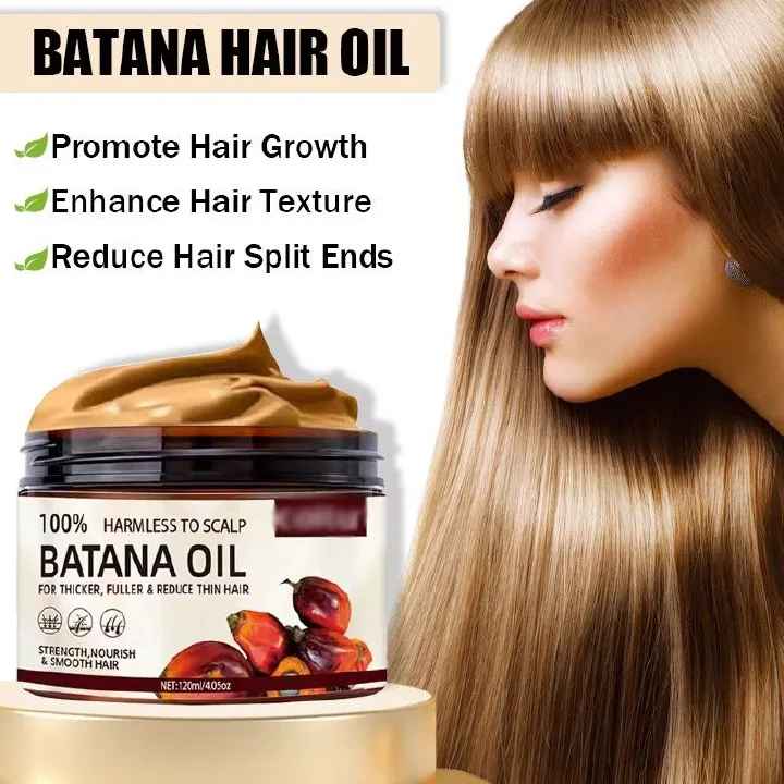 Organic Batana Oil for hair growth 100% Pure And Natural Batana Oil For Treating Hair Loss Anti-Breakage Hair Fast Hair Growth 100% Pure And Natural Batana Oil - SAUVASINE -