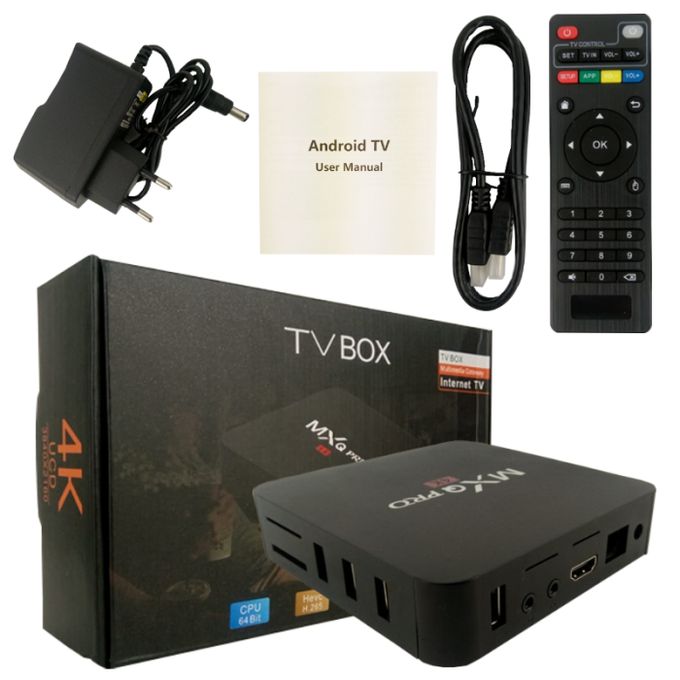 Mxq Pro TV Box Smart 4k Android- 2GB Ram/16GB ROM