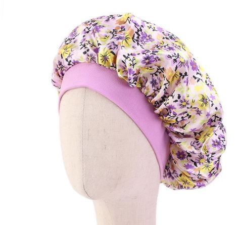 Fashion Girls Satin Hair Bonnet Kids Satin Bonnet Sleeping Cap Silk Cap Baby Bonnet